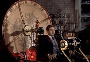 Rod taylor en la película the Time Machine (George Pal, 1960), basada en la novela de H.G. Wells.