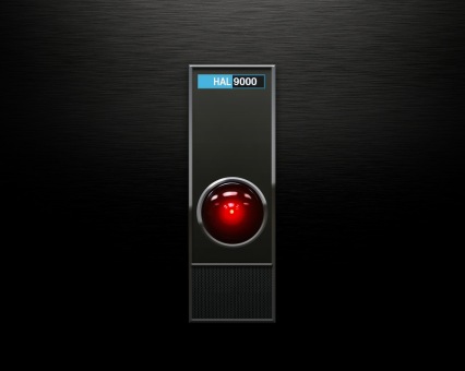El Hal 9000 de 2001: Una odisea en el espacio (Stanley Kubrick, 1968).